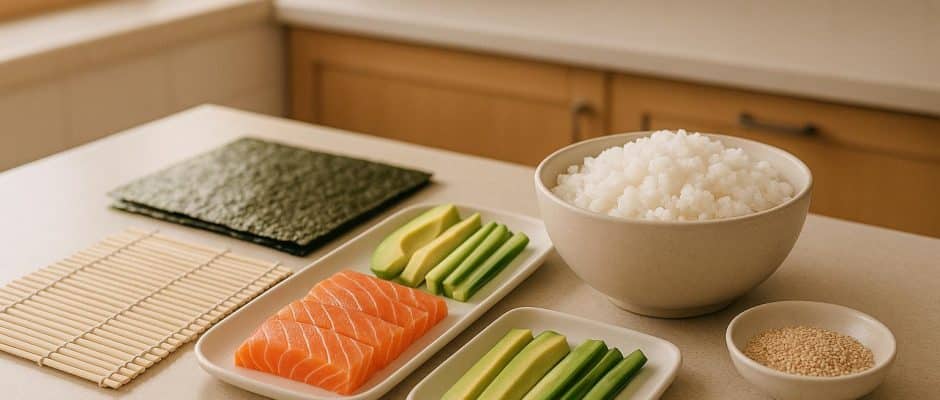 Checklist for Making Inside-Out Rolls at Home